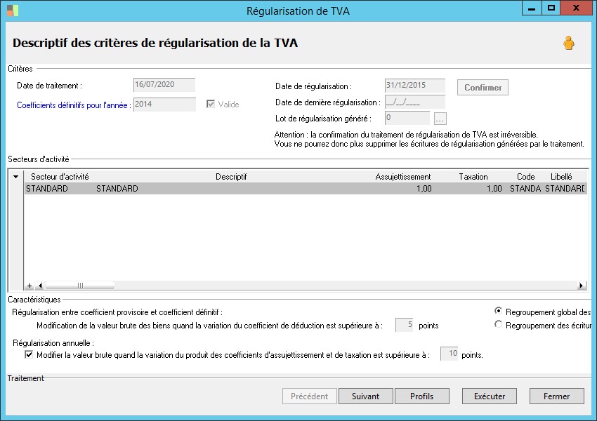 R gularisation De TVA R gularisation De TVA