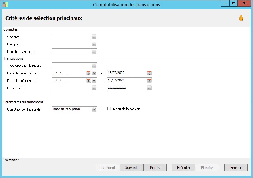 Comptabilisation Des Transactions